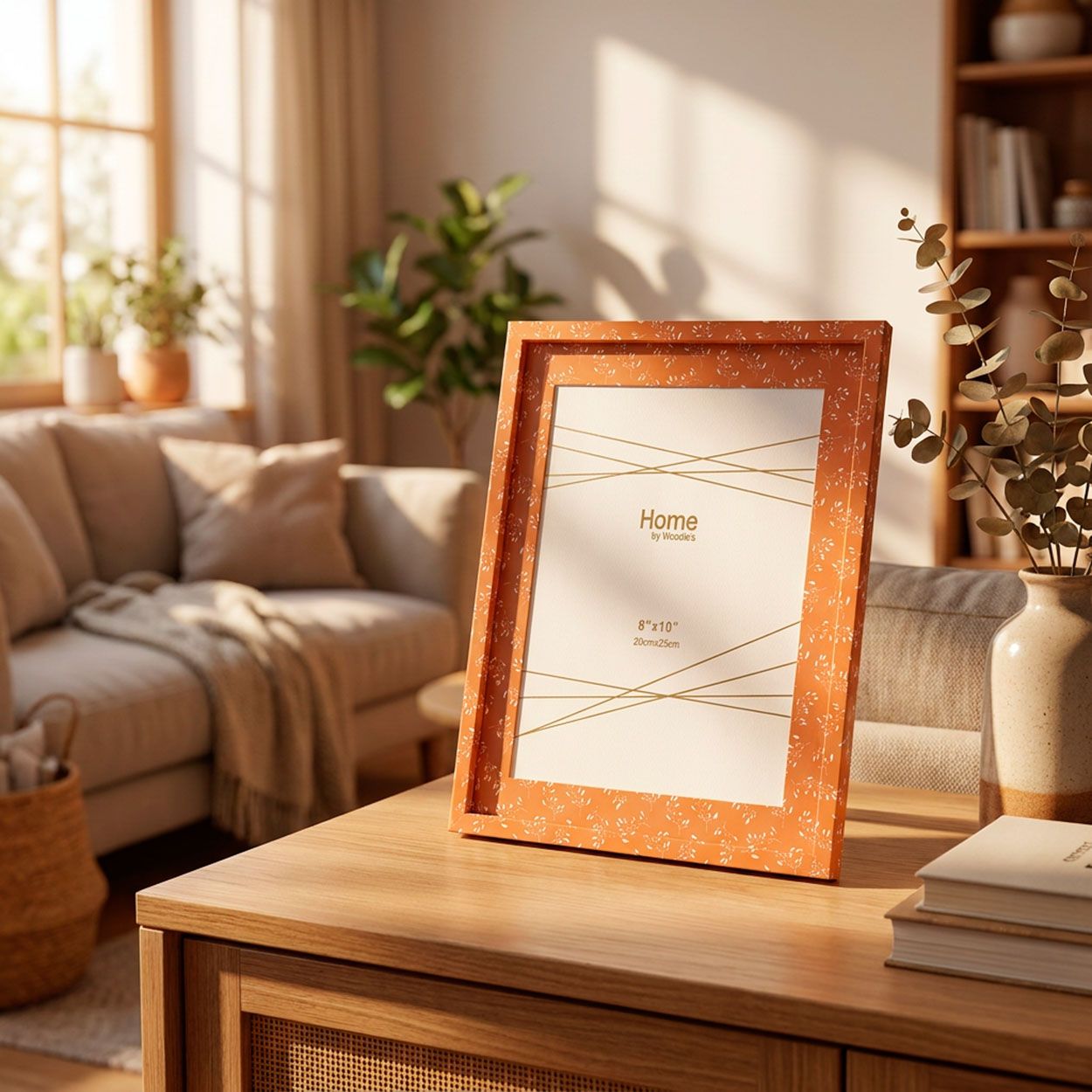 Orange Leaf Photo Frame 8x10