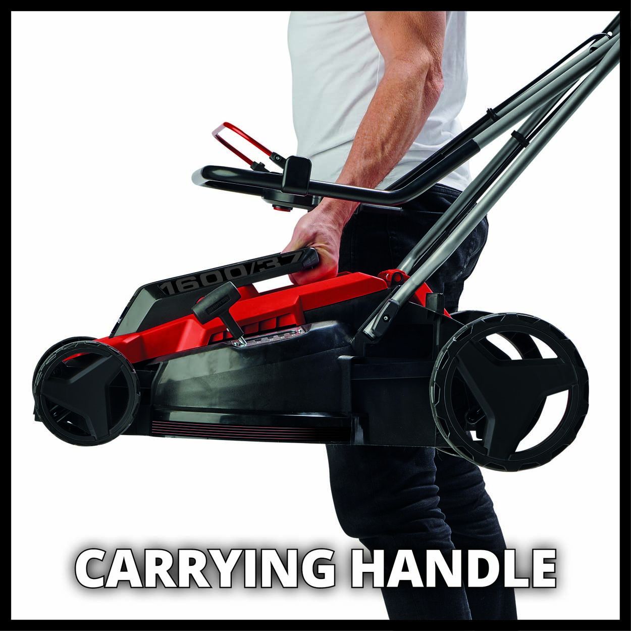 Einehll 1600W Electric Lawn Mower, 37cmCutting Wdt