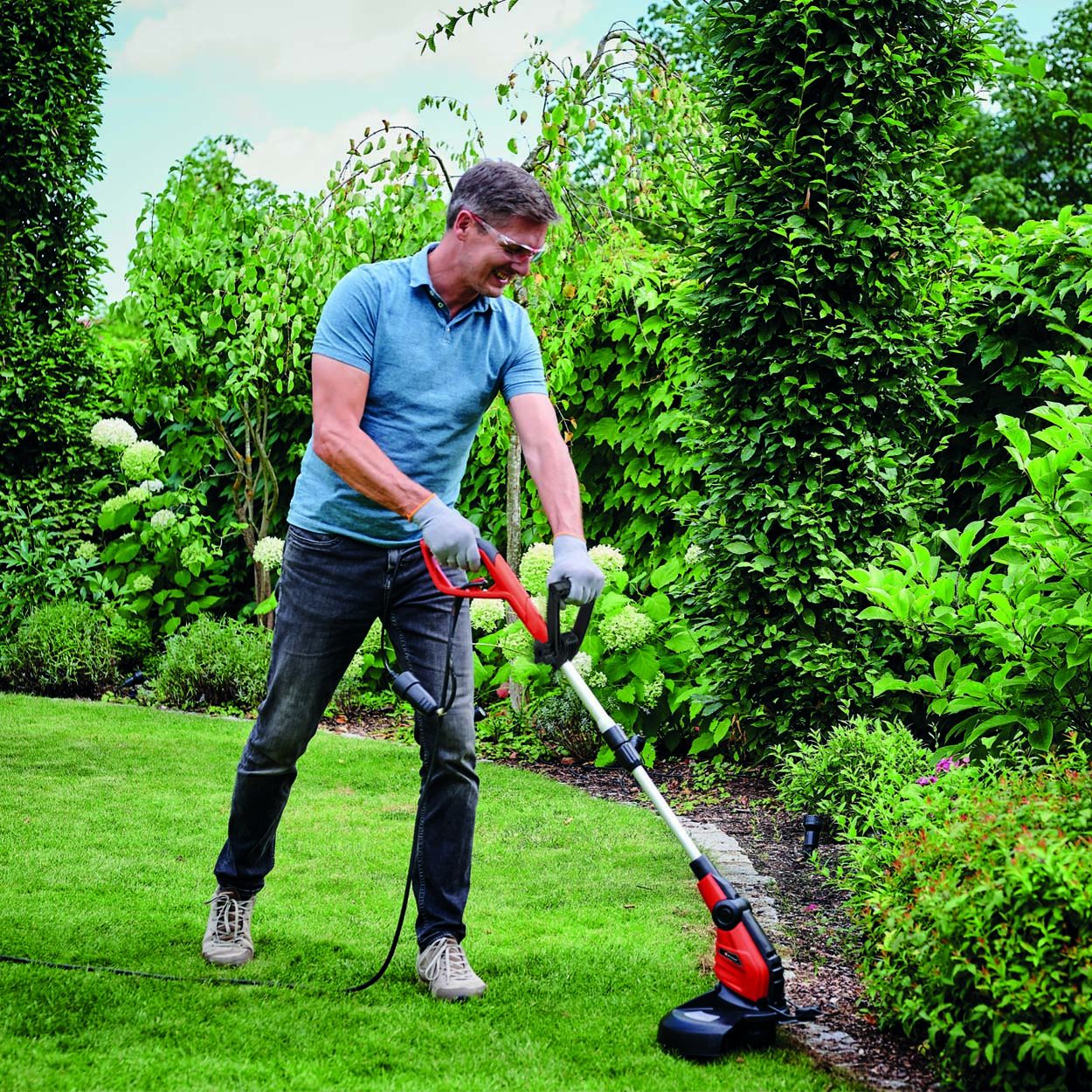 450W Electric Grass Trimmer, 30cm Cutting Width