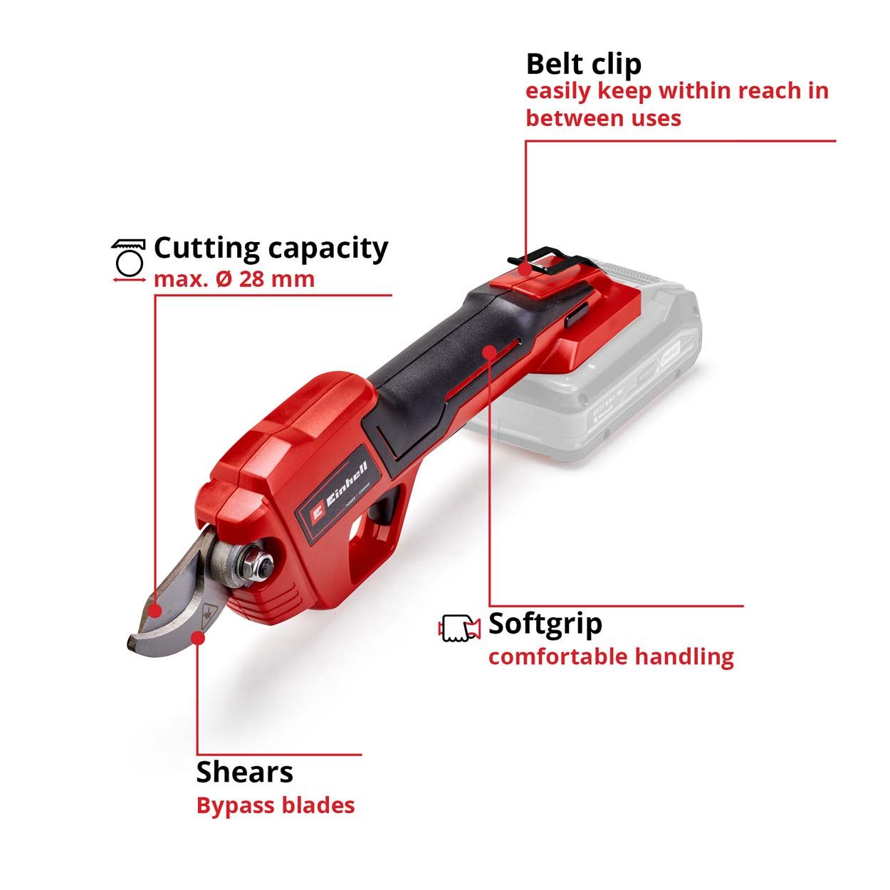 Einhell Einhell PXC 18V Cordless Pruning Shears, Body Only