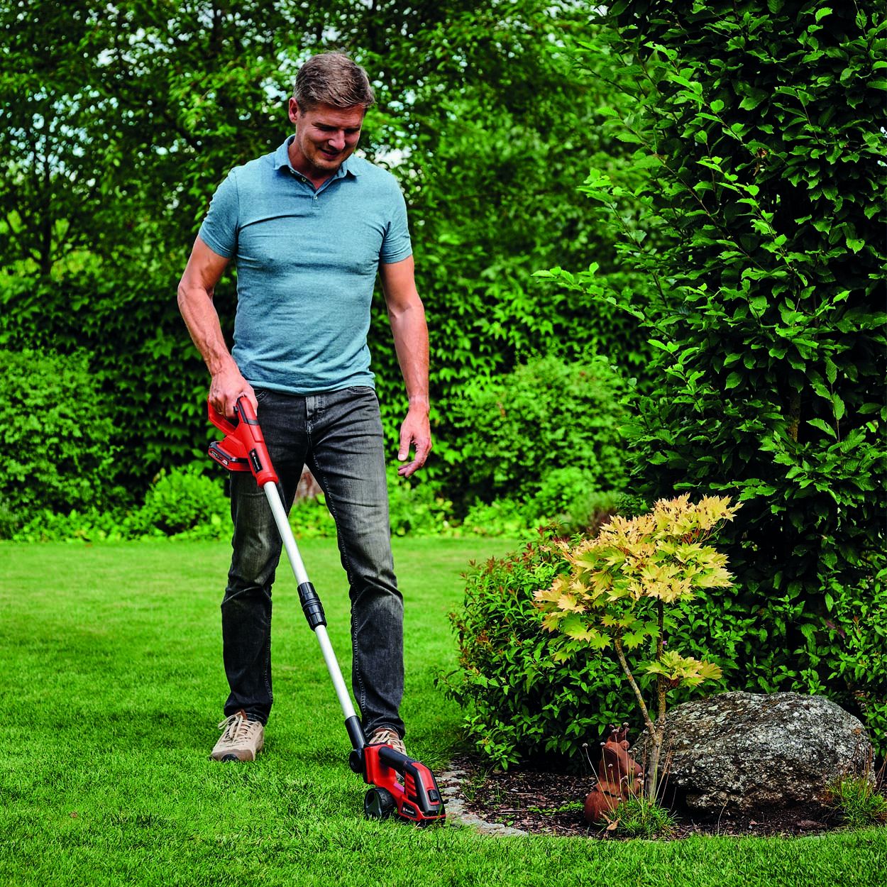 Einhell PXC 18V Cordless Grass and Bush Shear, With Handle
