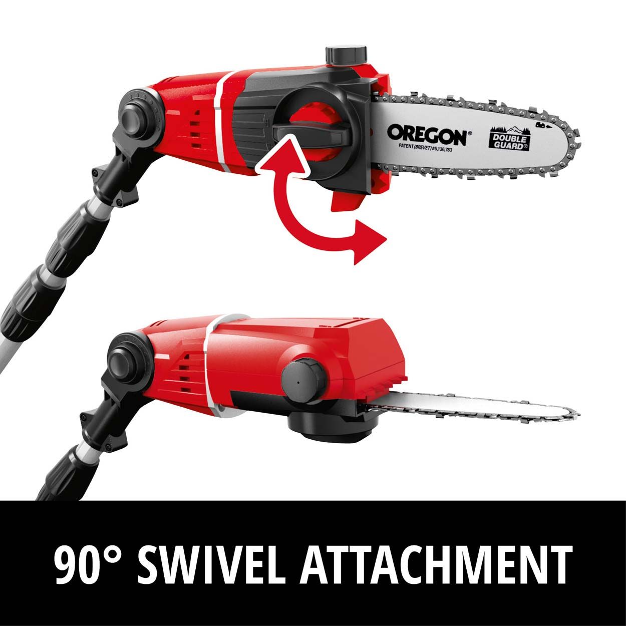 Einhell PXC 18V Cordless Pole Pruner, 17cm Cutting Length