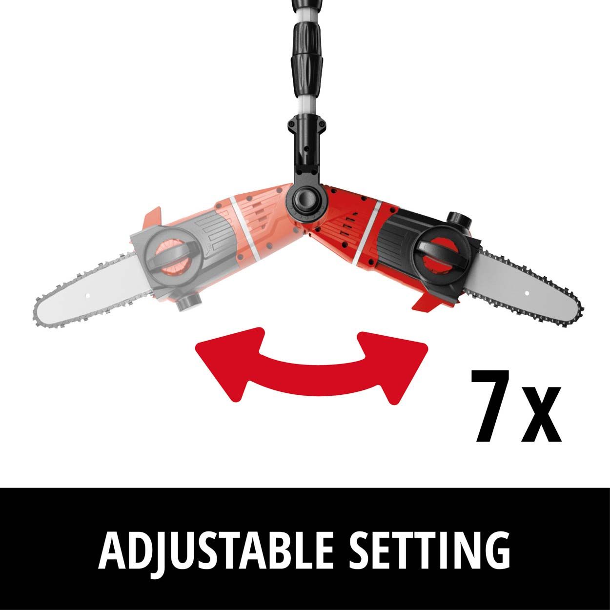 Einhell PXC 18V Cordless Pole Pruner, 17cm Cutting Length