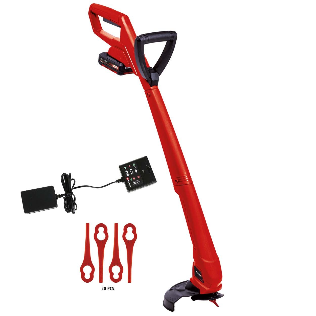 PXC18V Cordless Grass Trimmer,24cm Cut Wdt 1x1.5Ah