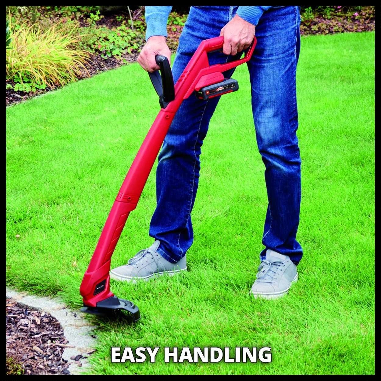 PXC18V Cordless Grass Trimmer,24cm Cut Wdt 1x1.5Ah