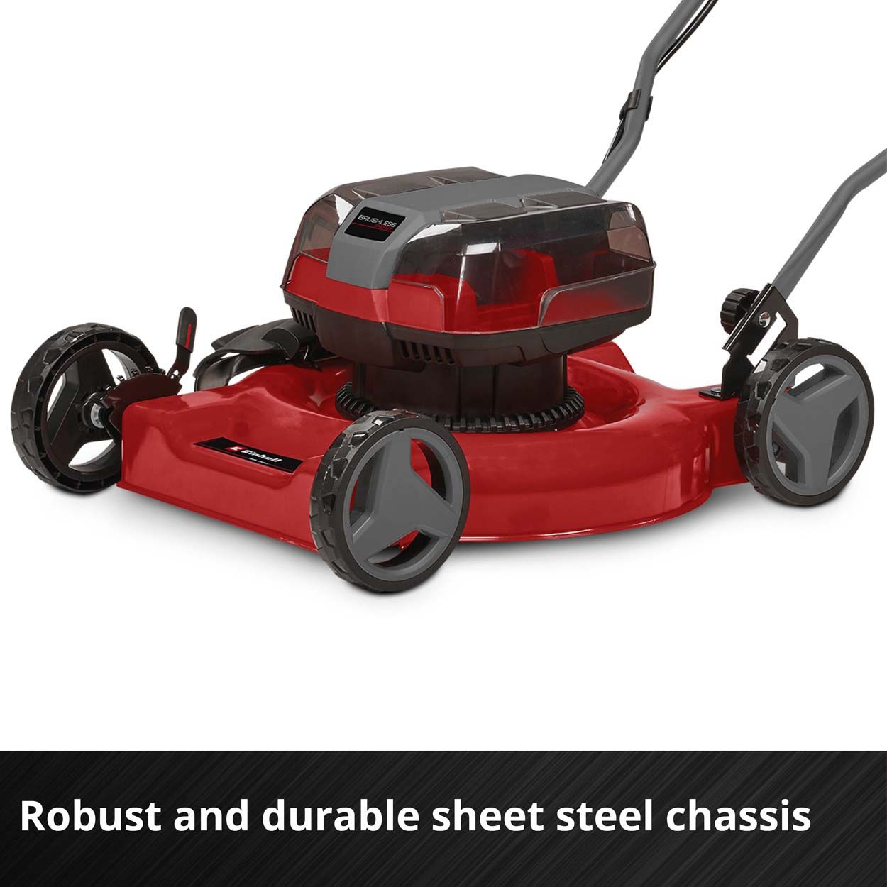 Einhell PXC36V Cordless Brshls Mulching Mower 48cm Cut Wdt