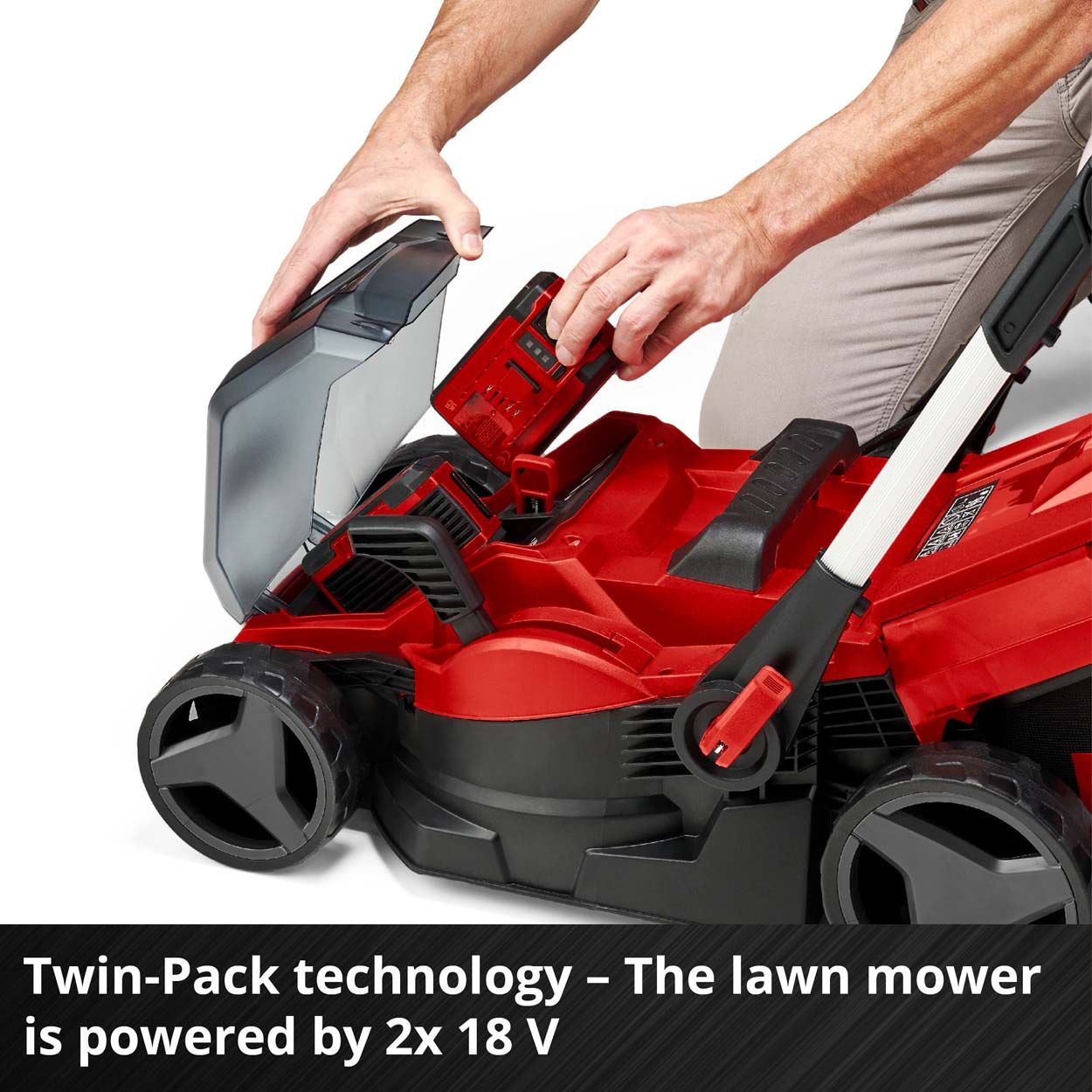 Einhell PXC 36V Cordless Mower 34cm Cutting Width 2x 3.0Ah