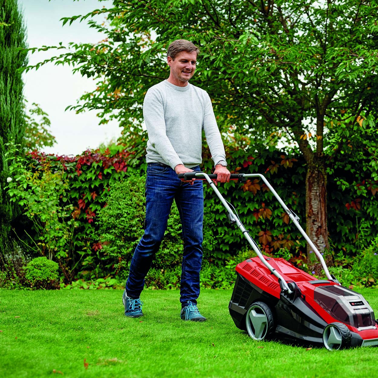 Einhell PXC  36V Cordless Brushless Mower 36cm Cut Wdt 2x4.0Ah
