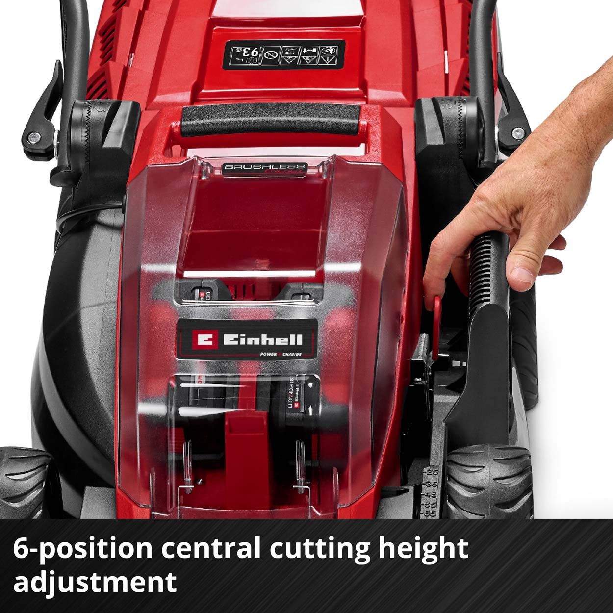 Einhell PXC  36V Cordless Brushless Mower 36cm Cut Wdt 2x4.0Ah