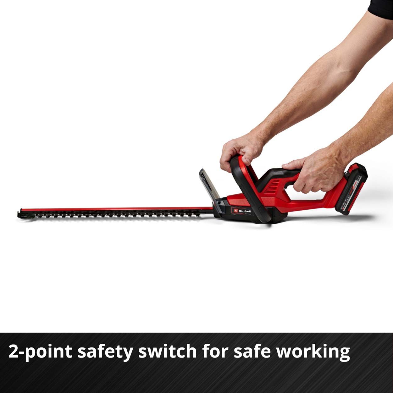 Einhell PXC 18V Crdless Hedge Trimmer 40cm Cut Lng 1x2.0Ah