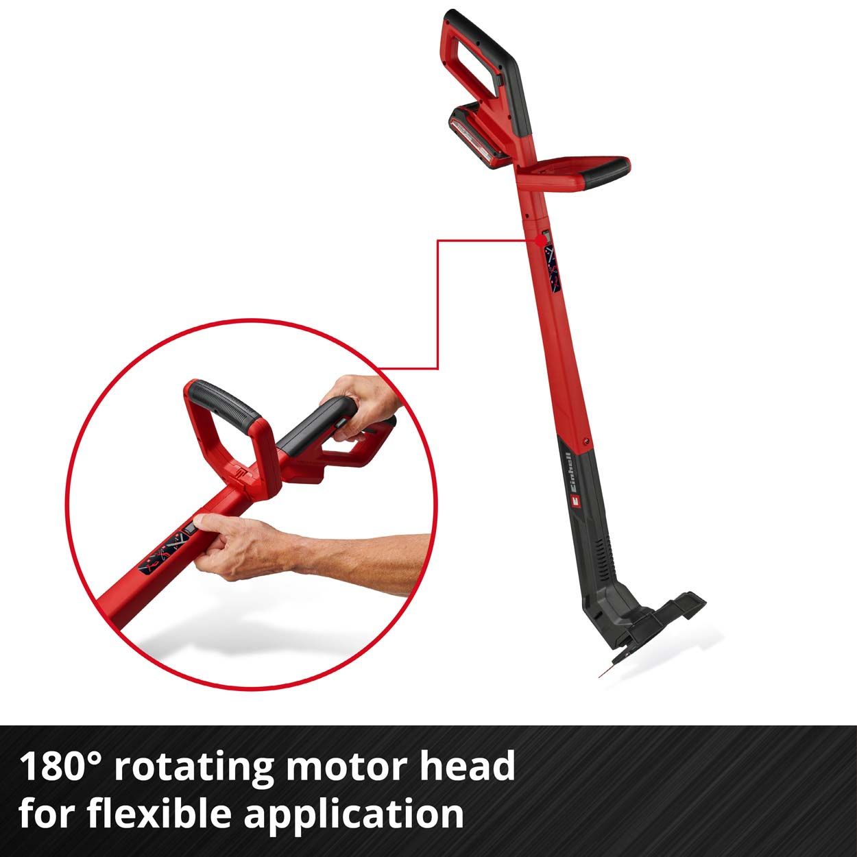 Einhell PXC 18V Cless Grass Trimmer 24cm Cut Wdt 1x2.0Ah