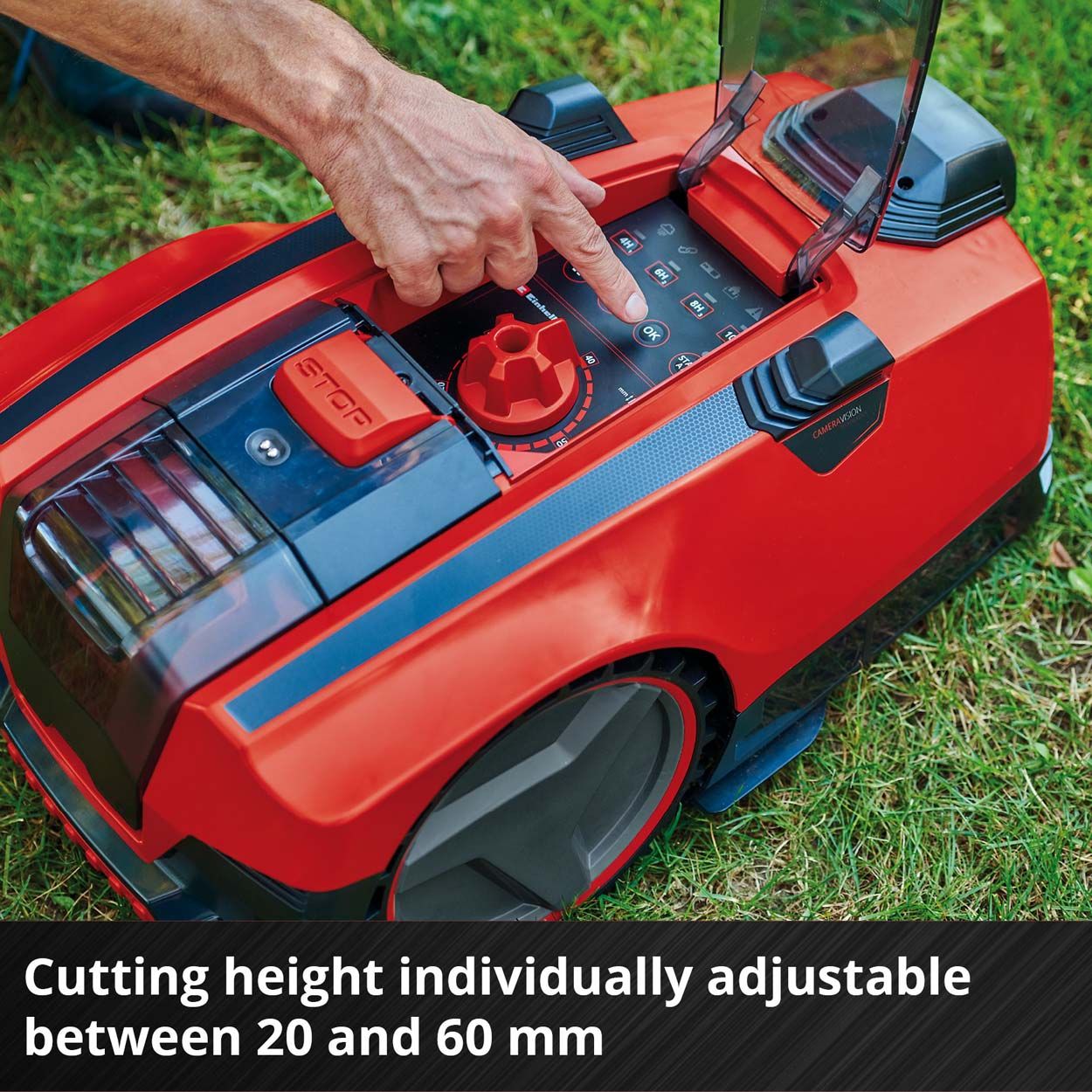 Einhell PXC 18VCamera Robot Mower 18cm Cutting Wdt 1x3.0Ah