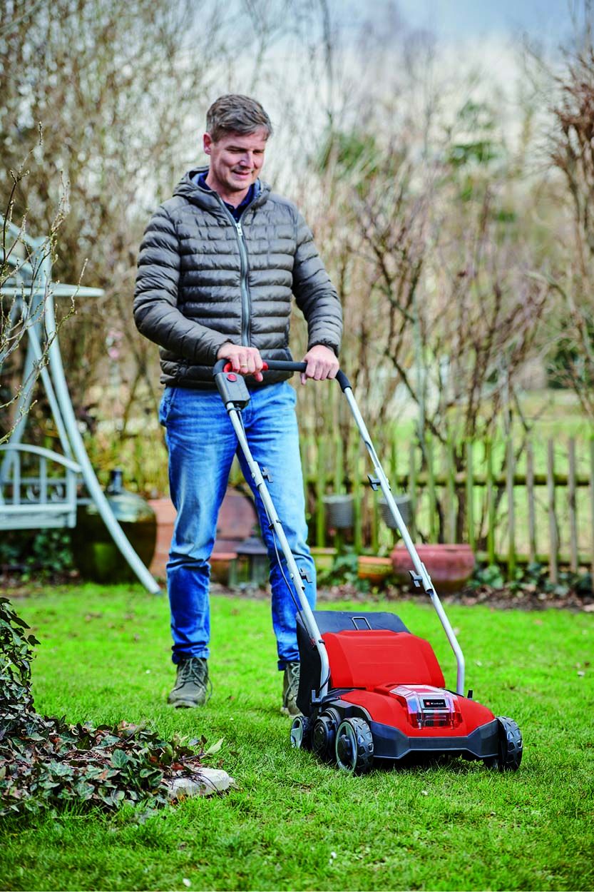 Einhell PXC 18V Cordless Brushless Scarifier 28cmWrkng Wdt