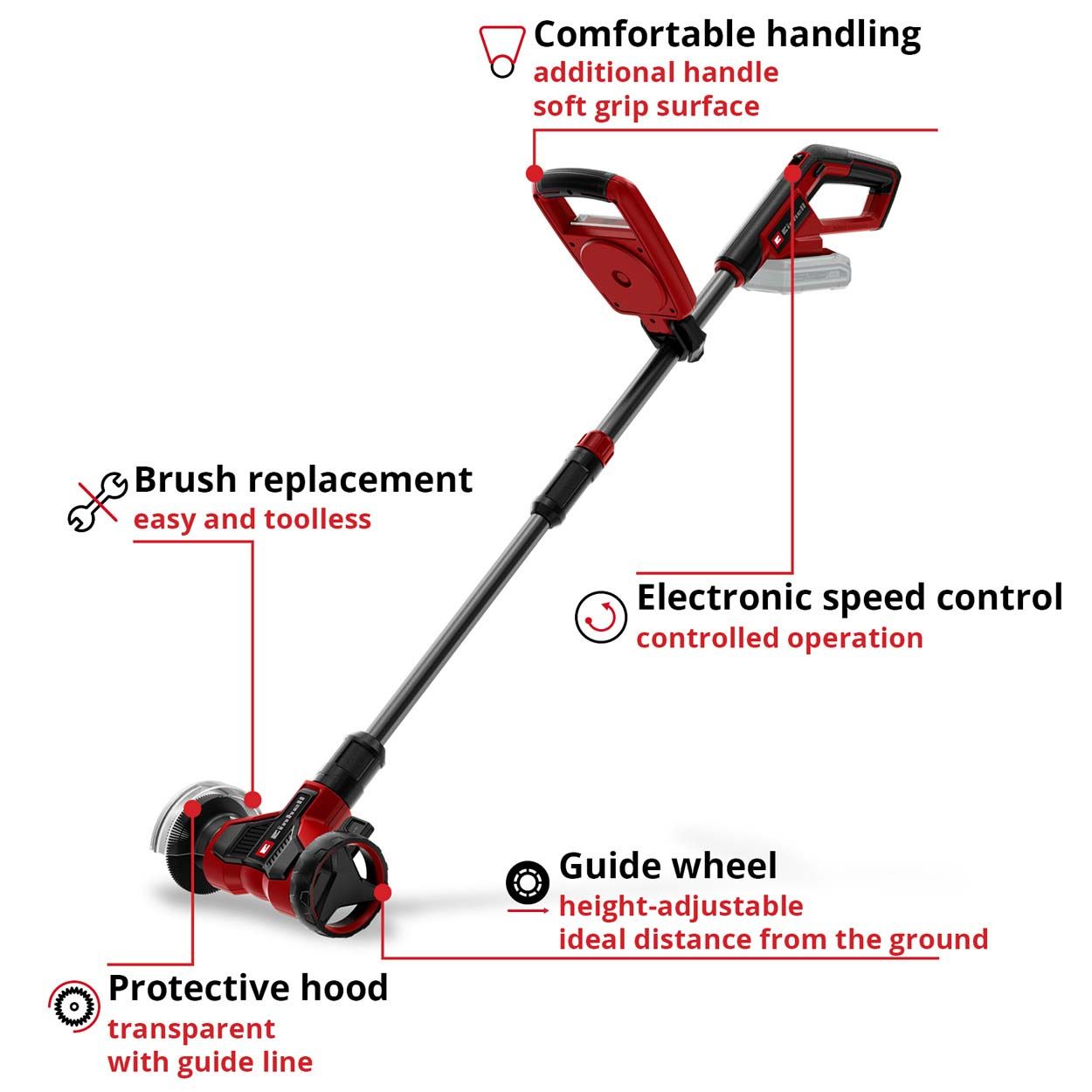 Einhell PXC 18V Cordless Grout Cleaner, Body Only