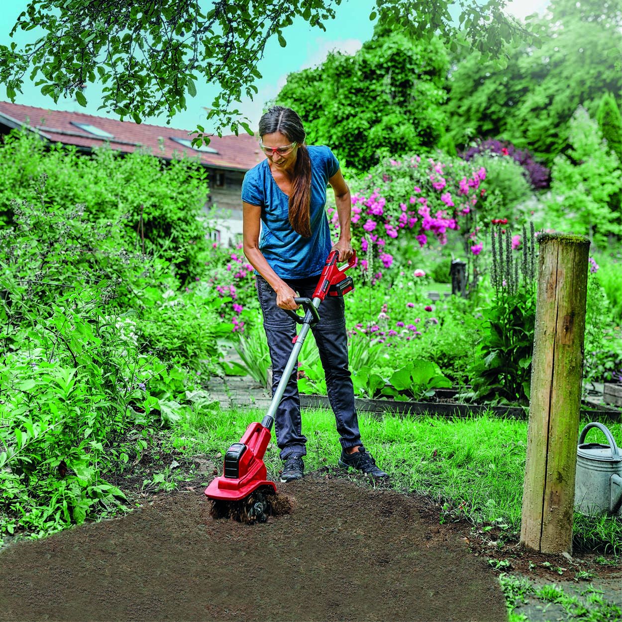 Einhell PXC 18V Cordless Tiller, 20cm Working Depth