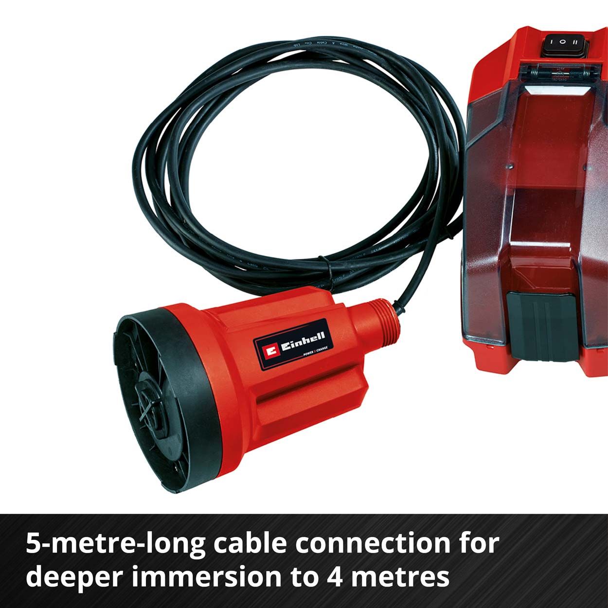 PXC 18VCless Submers Low Lvl Clr Wtr Pump 4500L/H