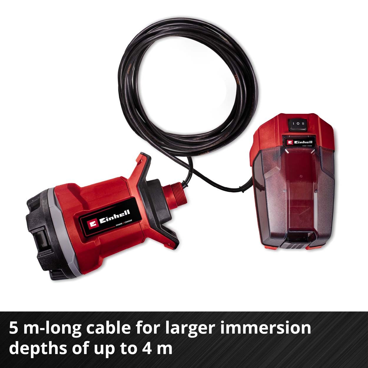 Einhell PXC 18VCless Submersible Dirty Water Pump 7500 L/H