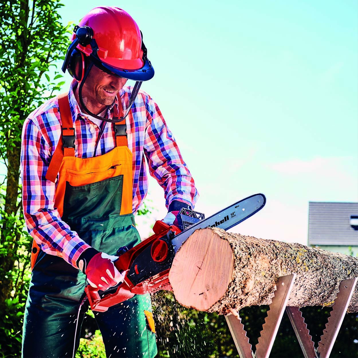 Einhell 1800W Electric Chainsaw, 35cm Cutting Length