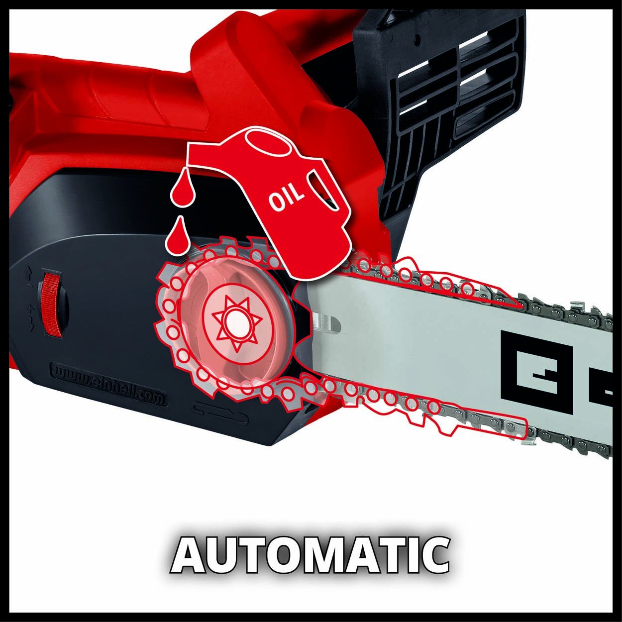 Einhell 1800W Electric Chainsaw, 35cm Cutting Length