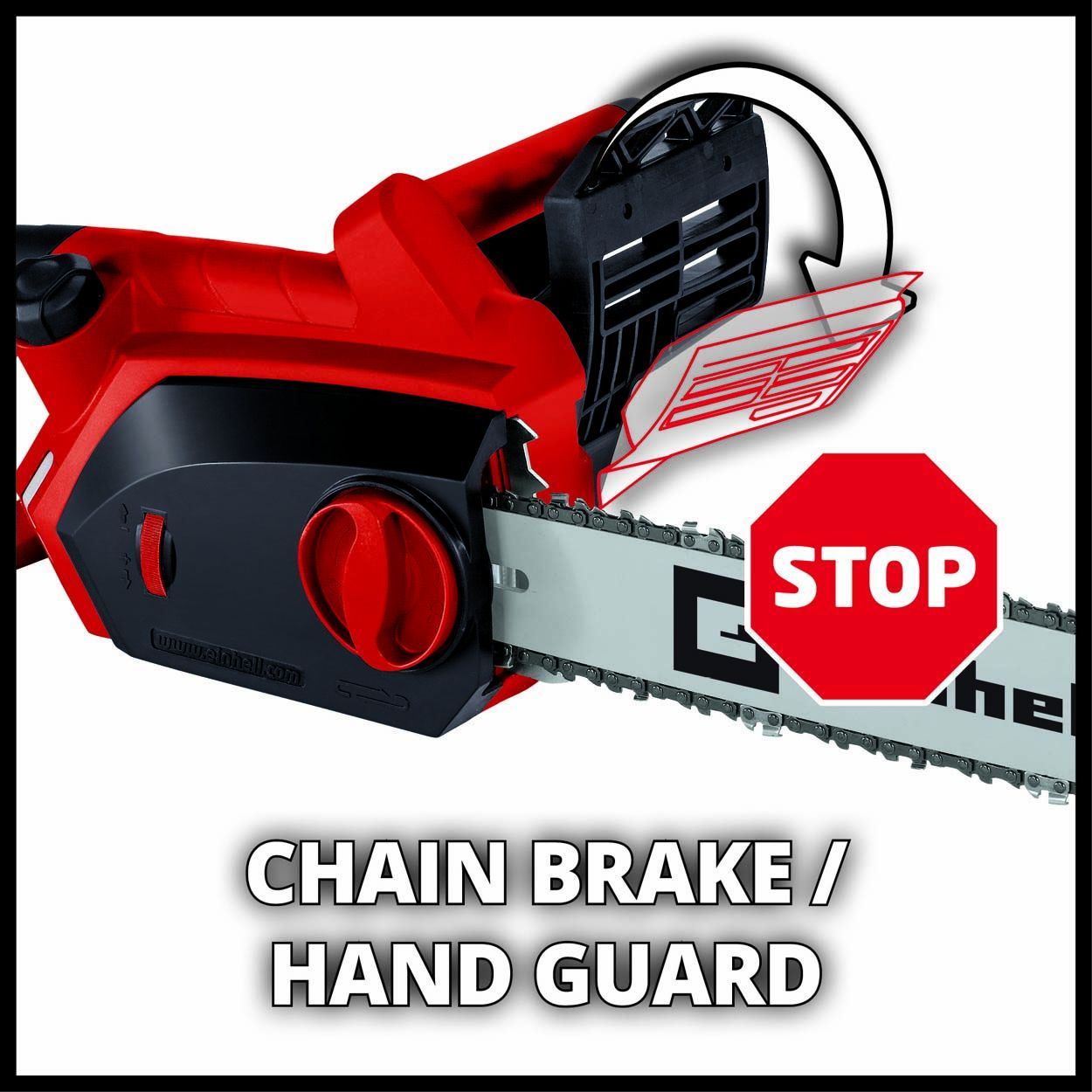 Einhell 2000W Electric Chainsaw, 40cm Cutting Length