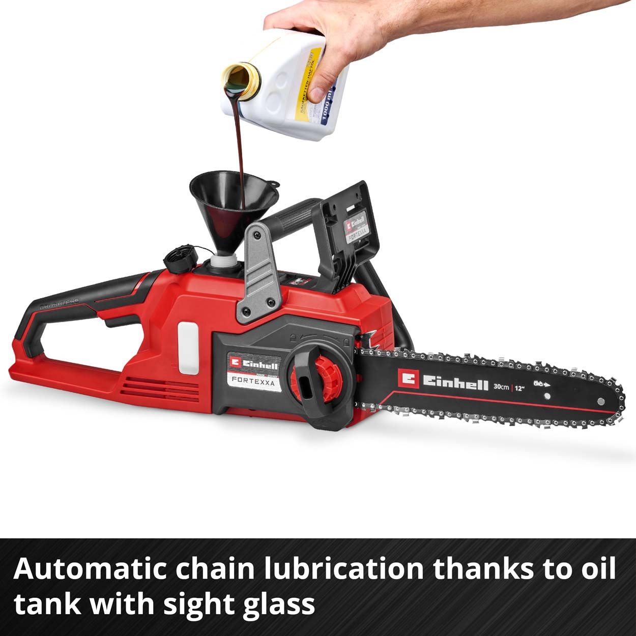 Einhell PXC 18V Cless Brushless Chainsaw 27cm Cut Length