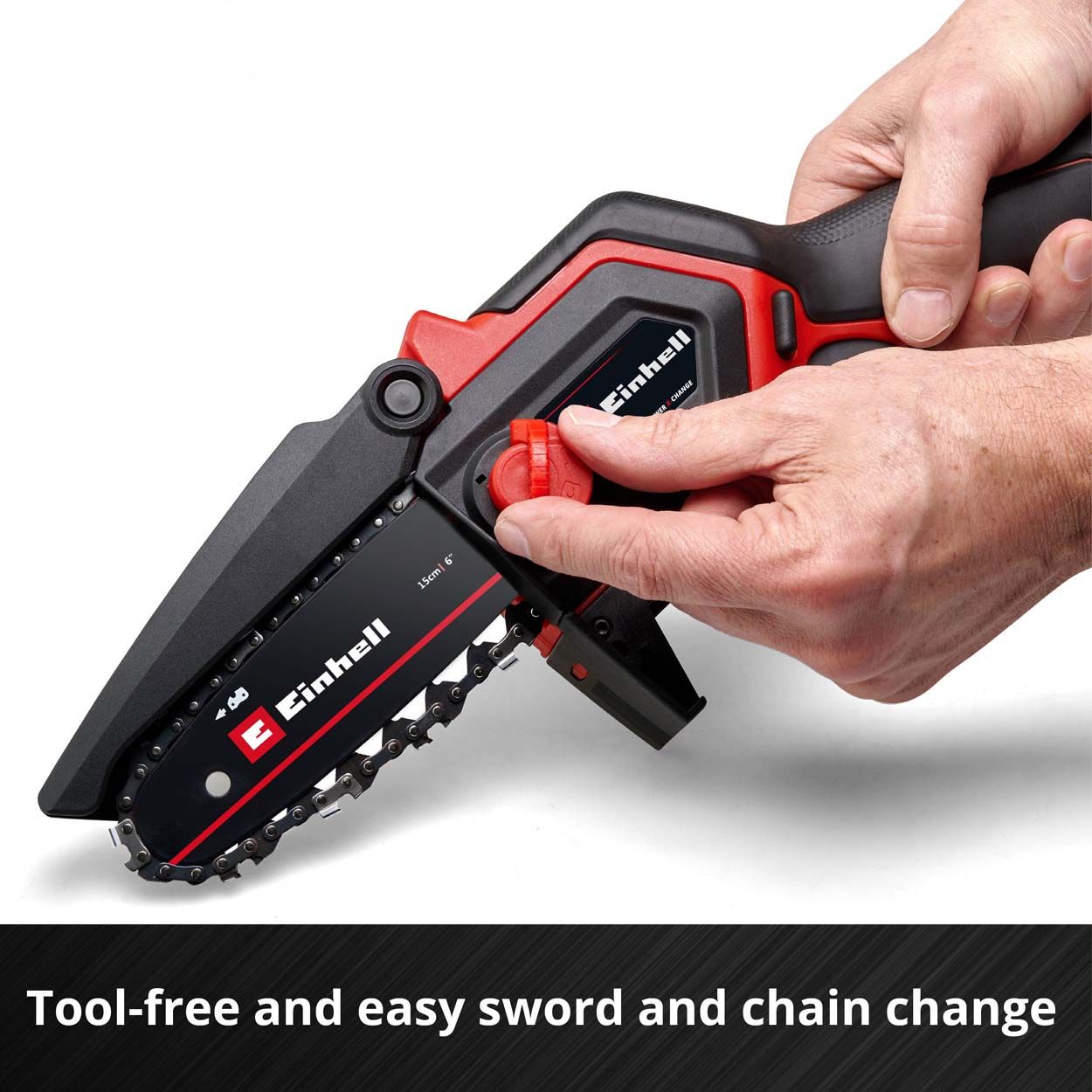Einhell PXC 18VCless Brshless Pruning Chainsaw 13cmCut Len