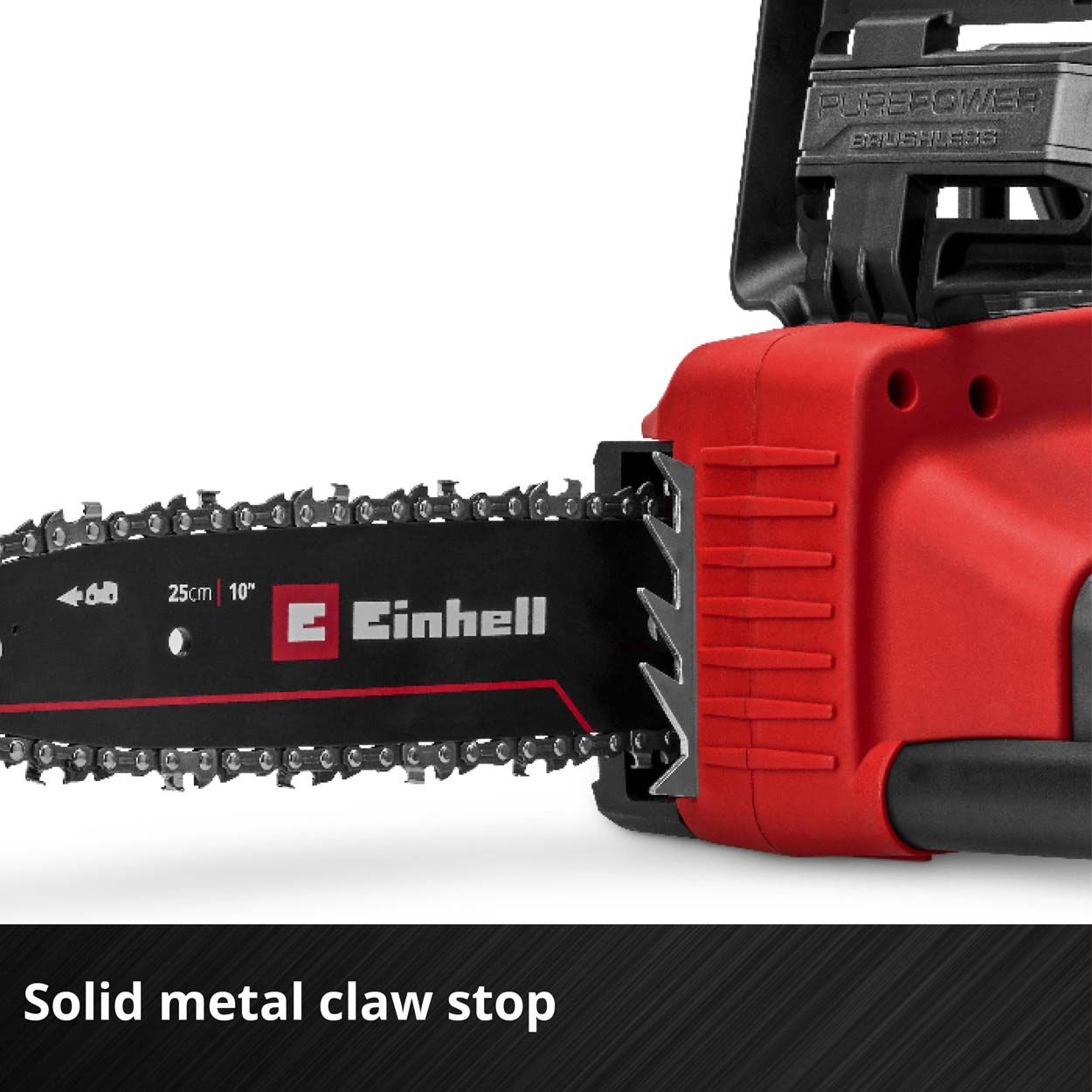 Einhell PXC 18VCless Brushless Chainsaw 23cmCutting Length