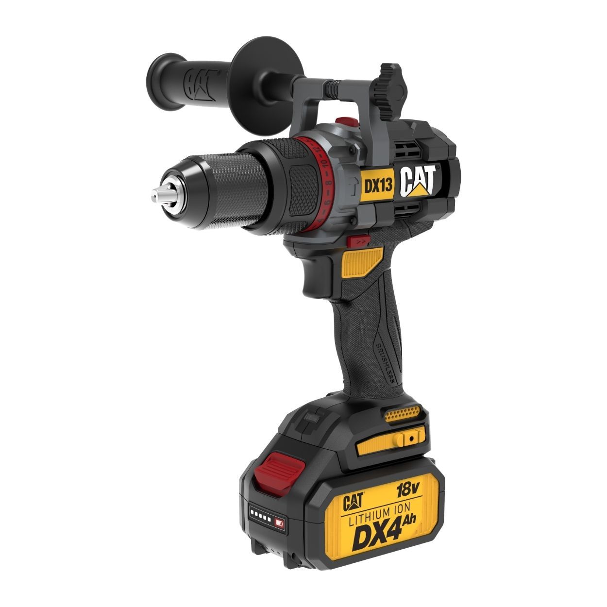Cat Combi Drill DX13 20V 1x 5.0Ah Graphene Battery