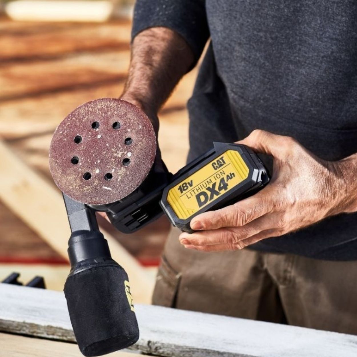 Cat Rotary Sander & Polisher 18V Body Only CTDX42B