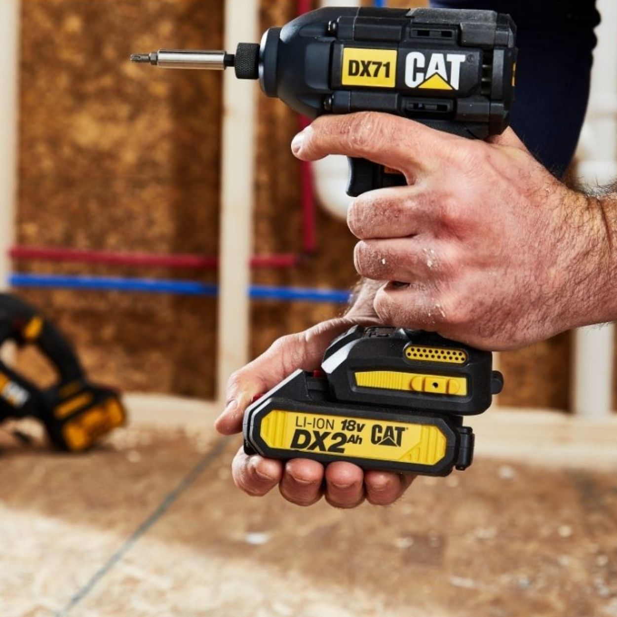 Cat Impact Driver CTDX71 Brushless 18V 2 x 2.0Ah