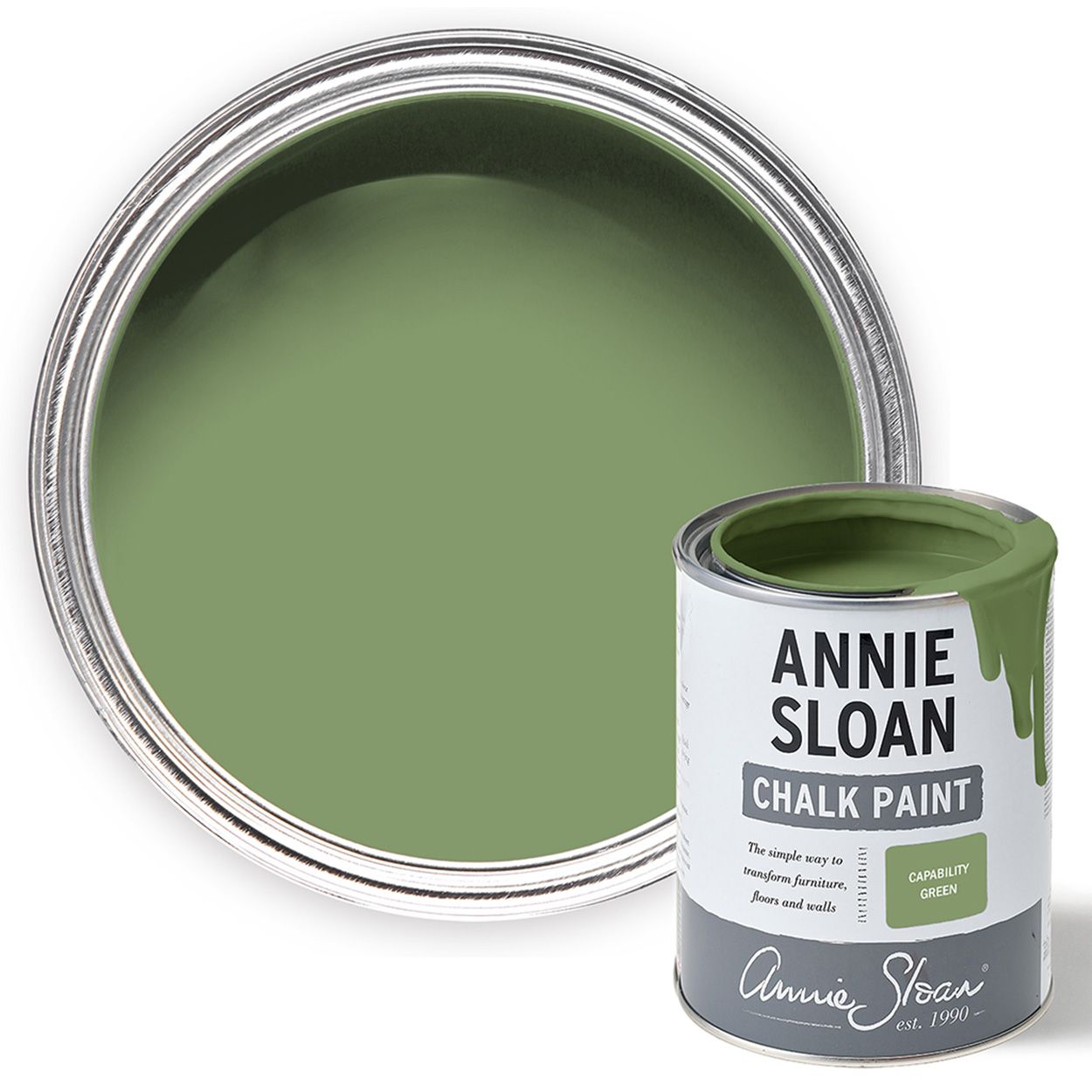 Annie Sloan Chalk Paint Capability Green 1lt