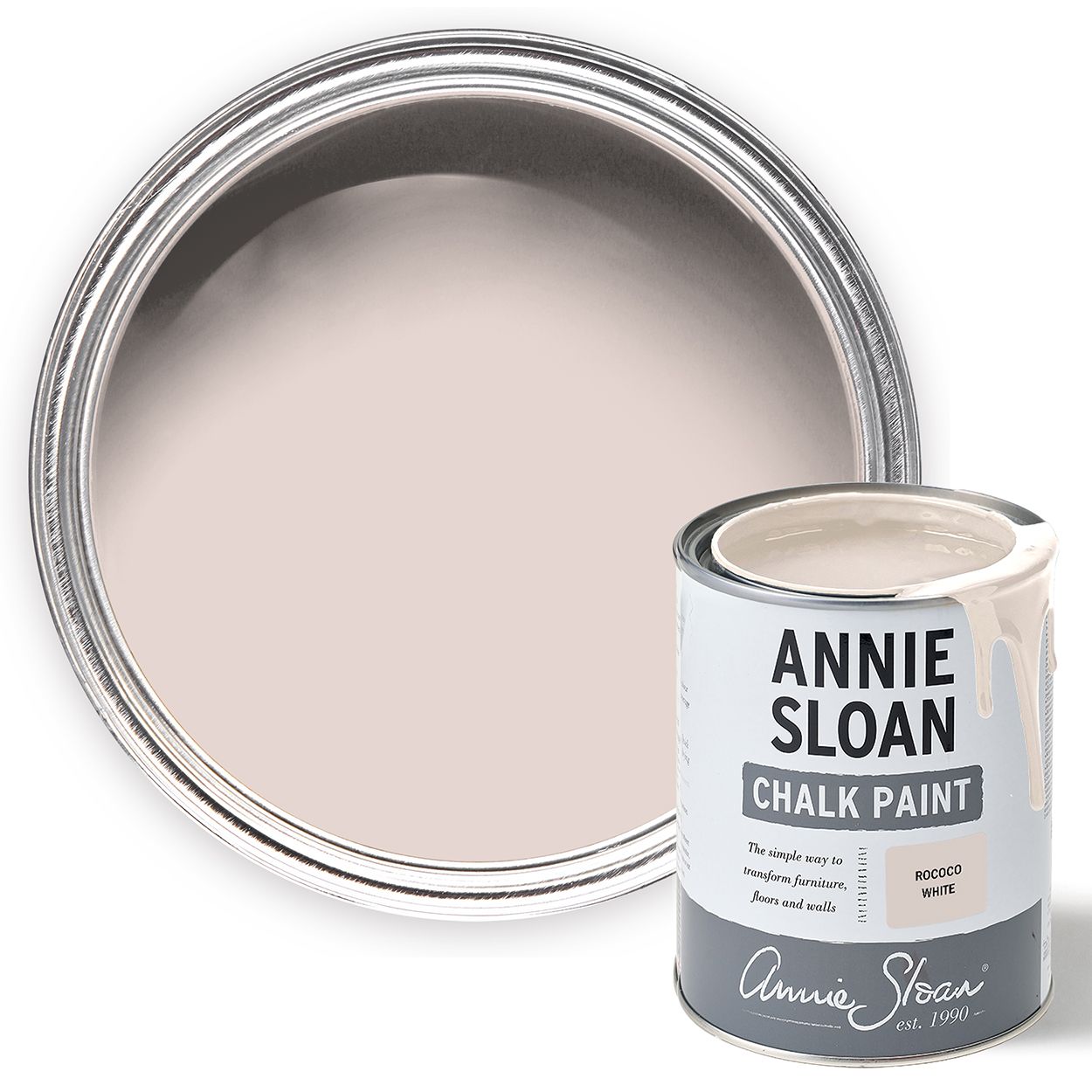 Annie Sloan Chalk Paint Rococo White 1lt