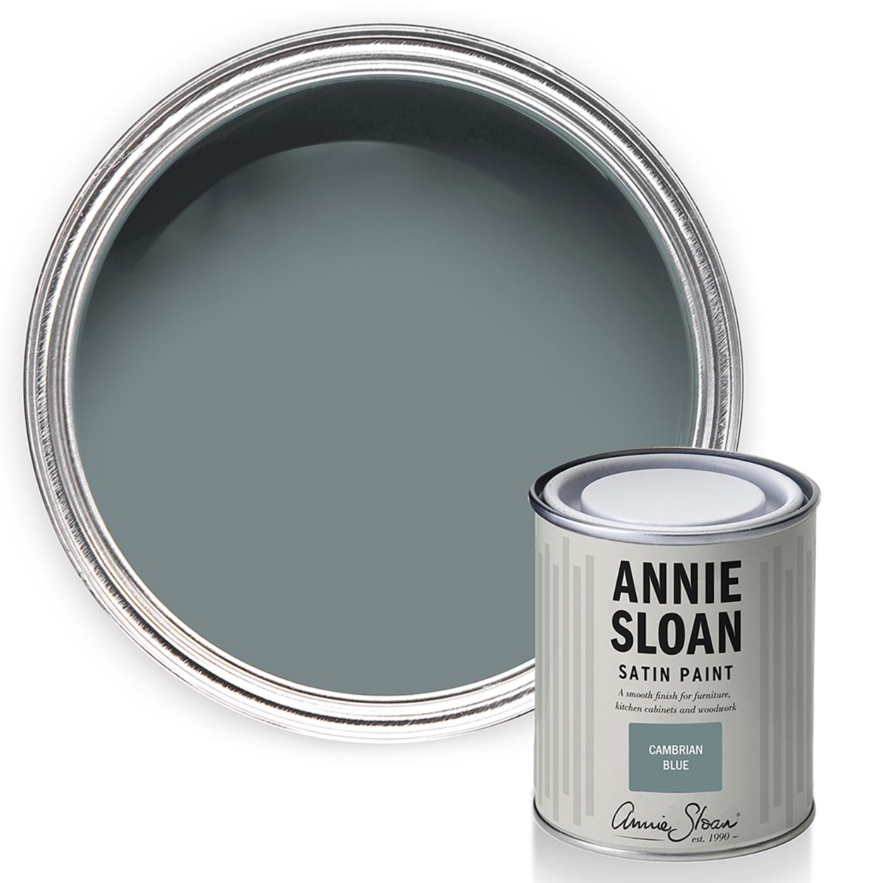 Annie Sloan Satin Paint Cambrian Blue 750ml