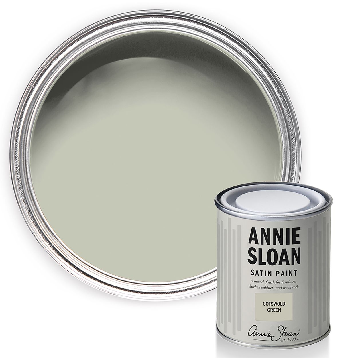 Annie Sloan Satin Paint Cotswold Green 750ml