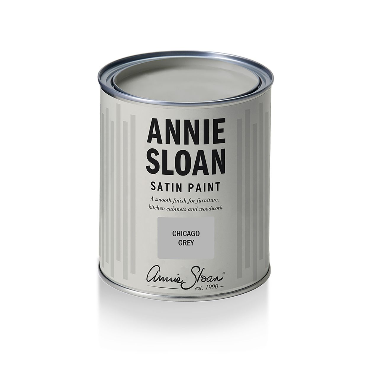Annie Sloan Satin Paint Chicago Grey 750ml