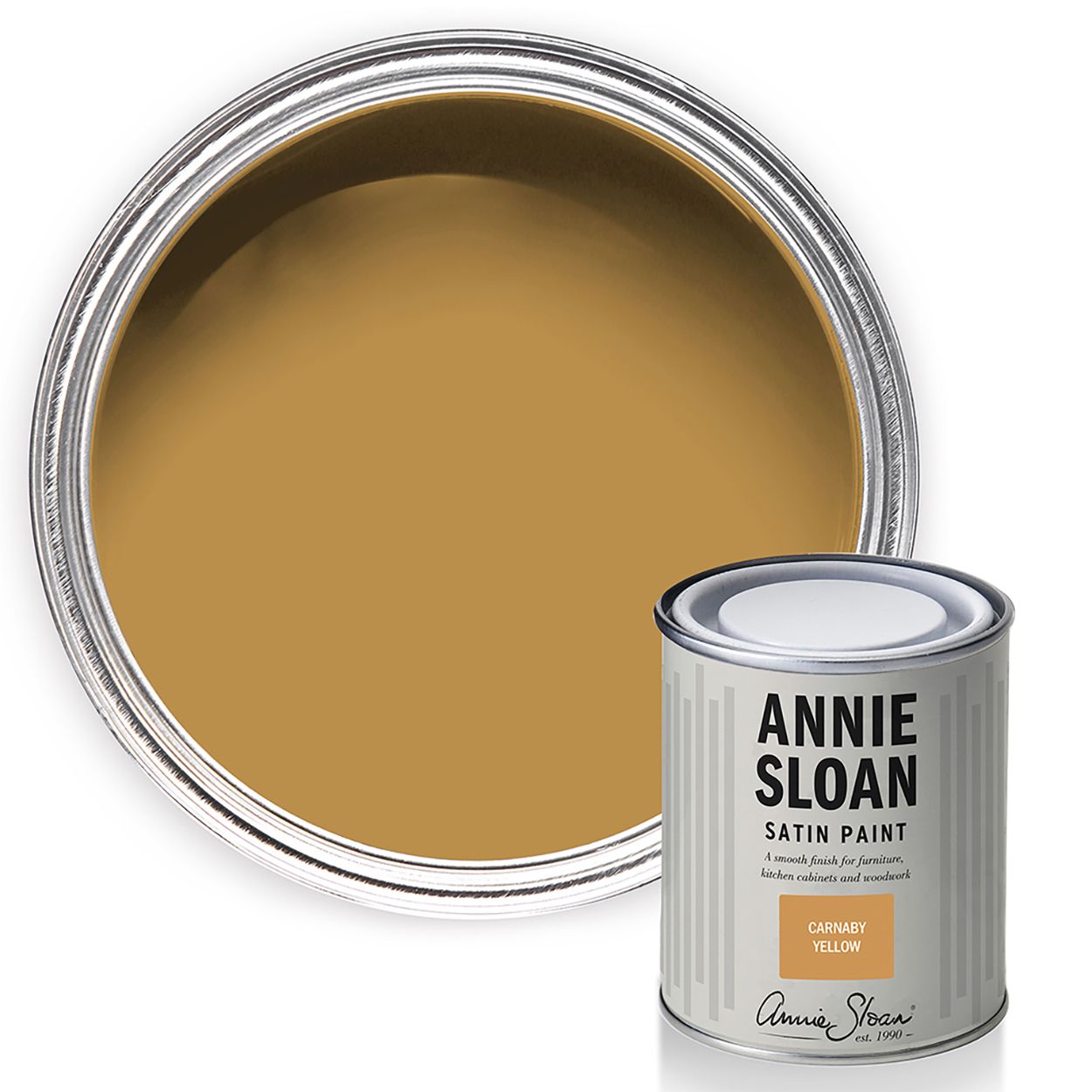 Annie Sloan Satin Paint Carnaby Yellow 750ml