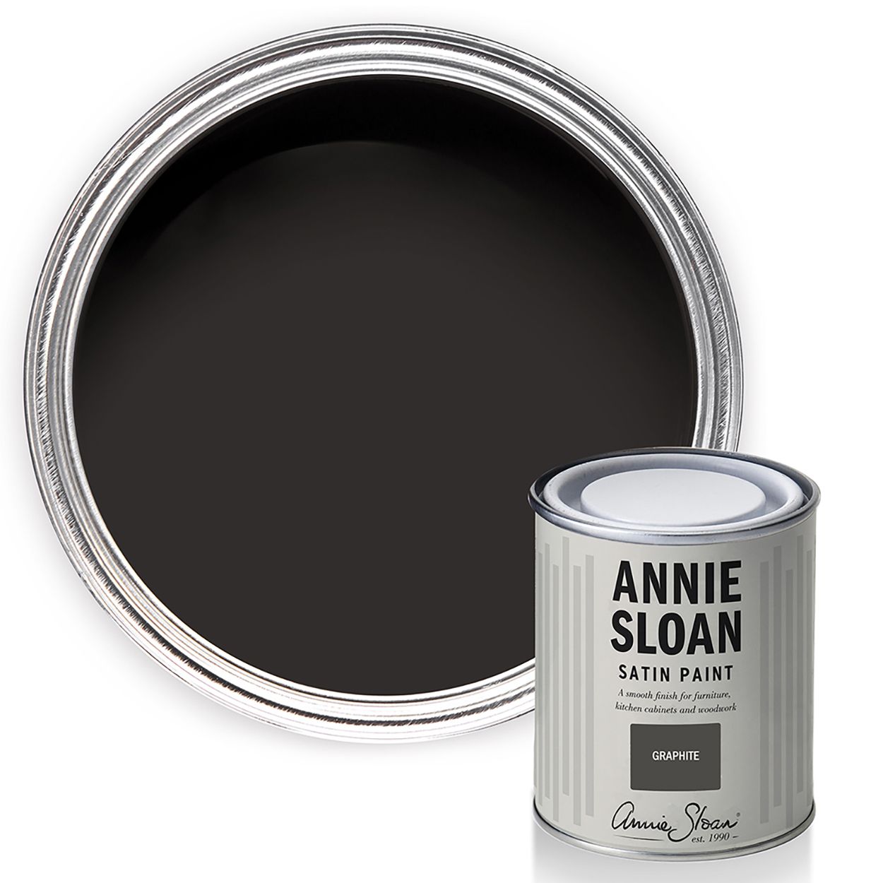 Annie Sloan Satin Paint Graphite 750ml