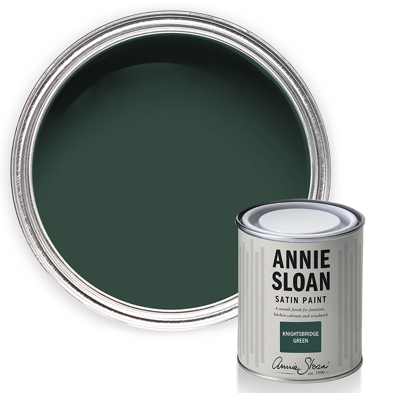 Annie Sloan Satin Paint Knightsbridge Green 750ml