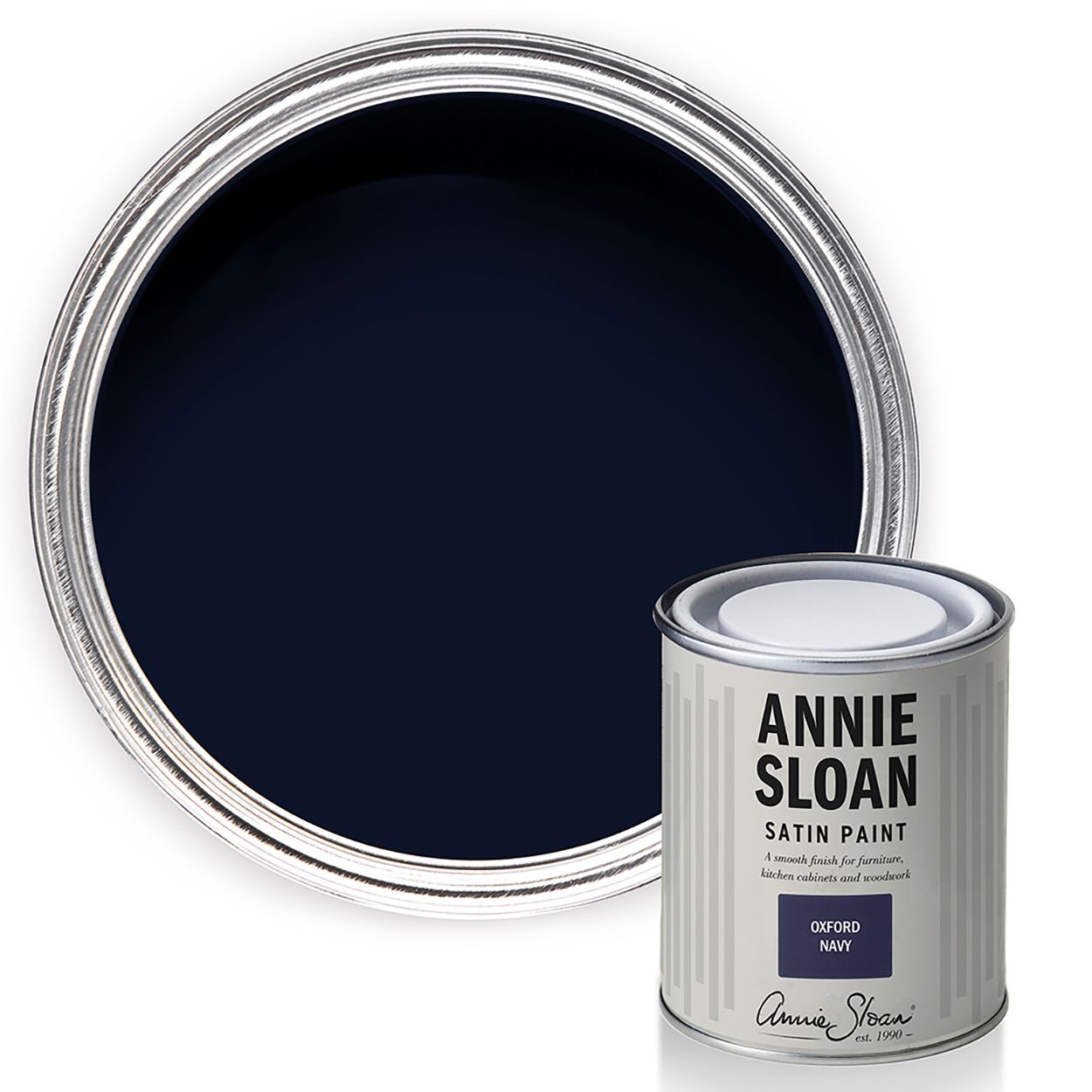 Annie Sloan Satin Paint Oxford Navy 750ml