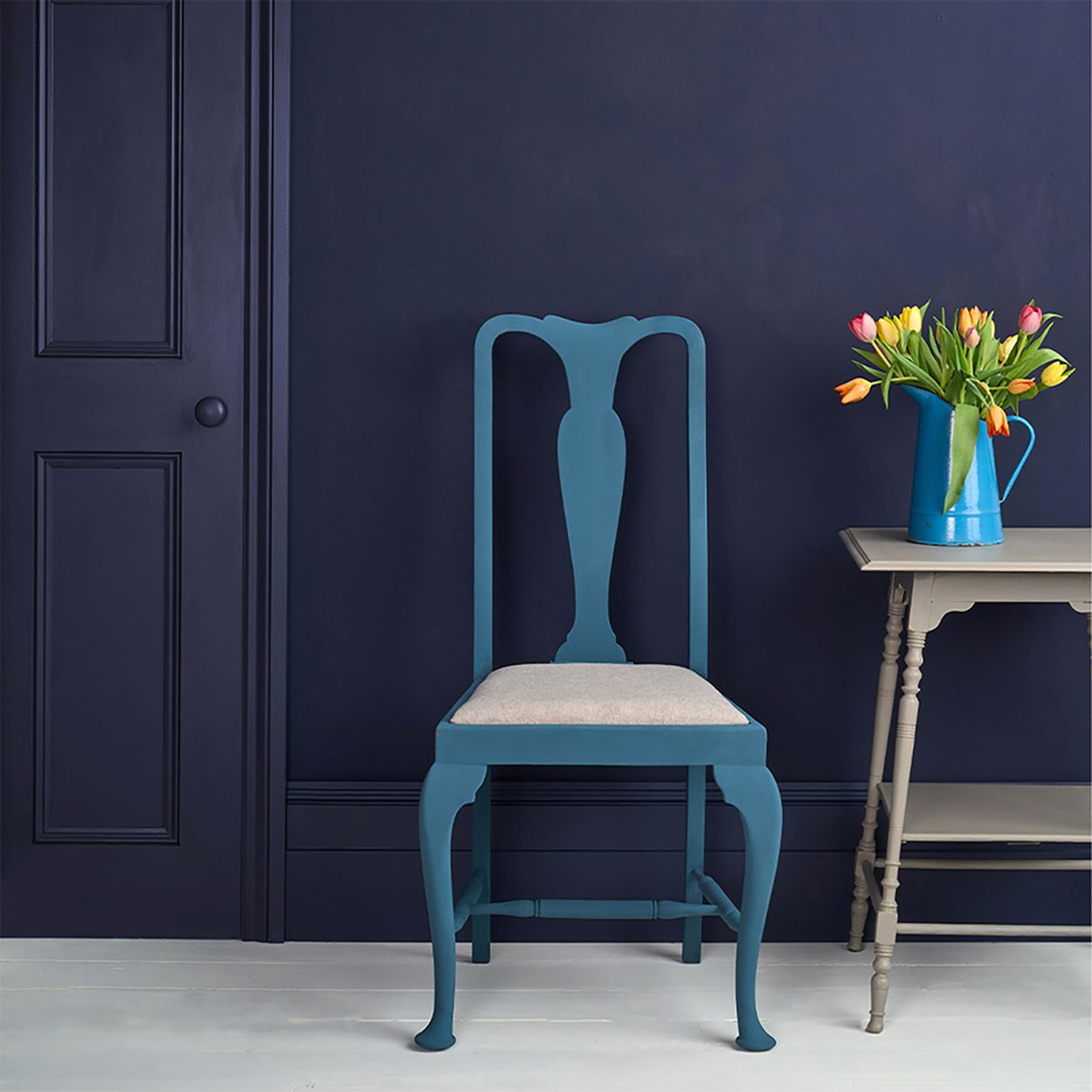 Annie Sloan Satin Paint Oxford Navy 750ml