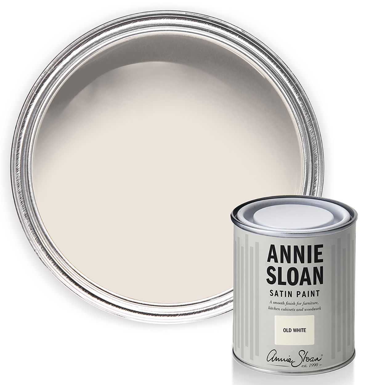 Annie Sloan Satin Paint Old White 750ml
