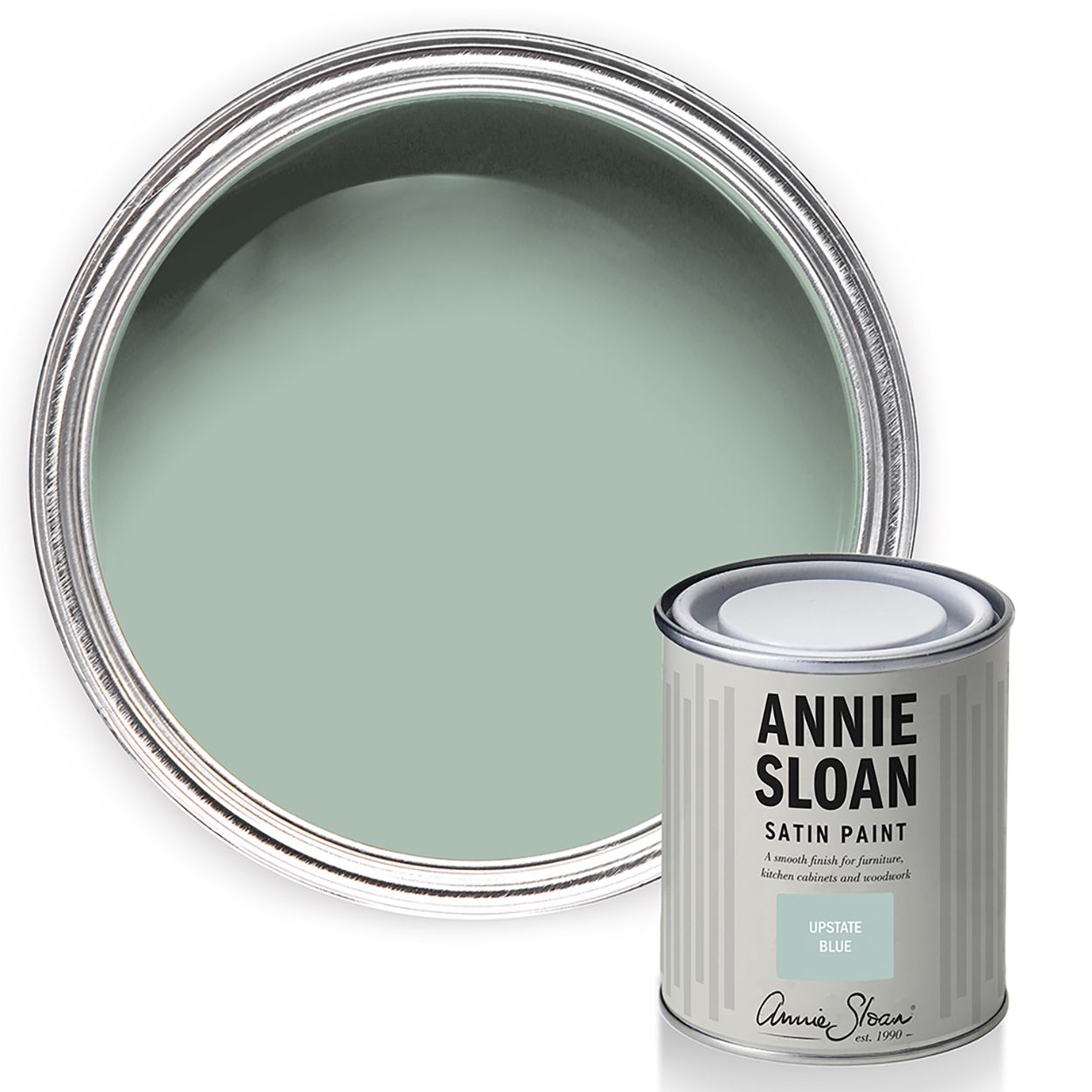Annie Sloan Satin Paint Upstate Blue 750ml