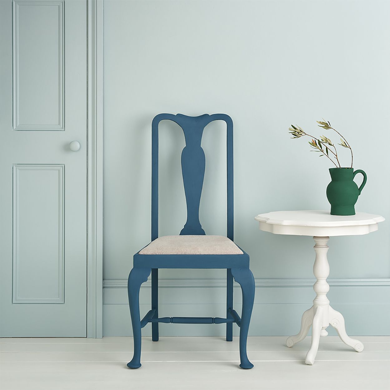 Annie Sloan Satin Paint Upstate Blue 750ml