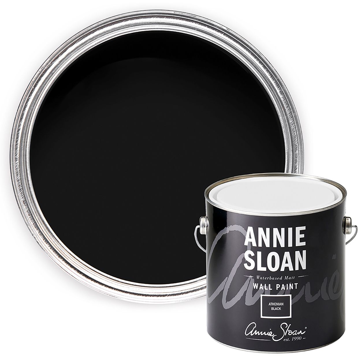 Annie Sloan Wall Paint Athenian Black 2.5lt