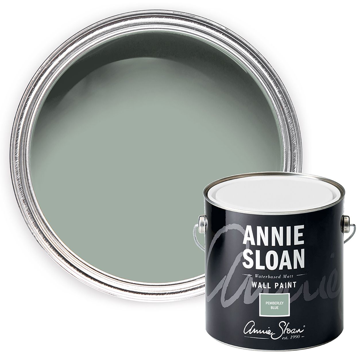 Annie Sloan Wall Paint Pemberley Blue 2.5lt