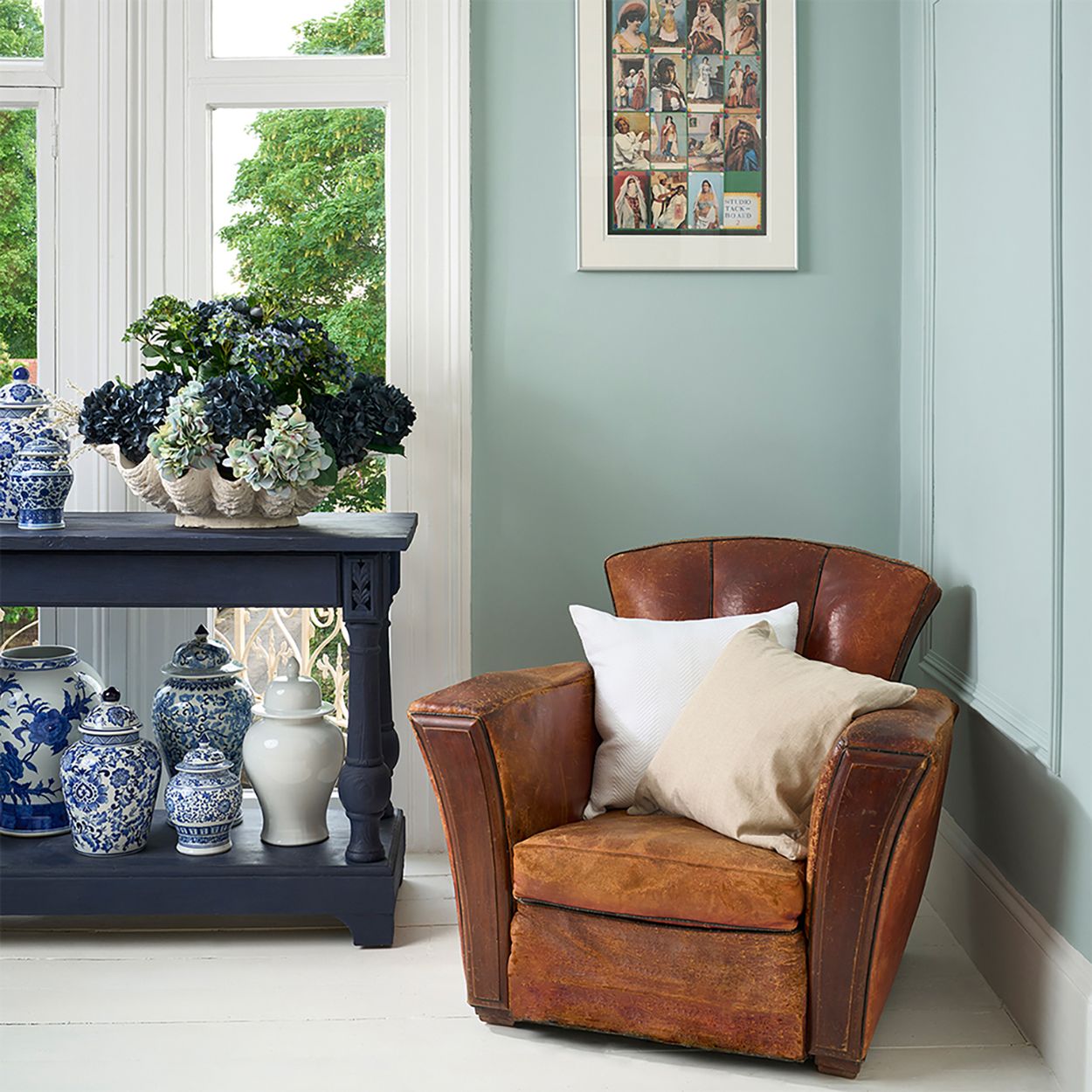 Annie Sloan Wall Paint Upstate Blue 2.5lt