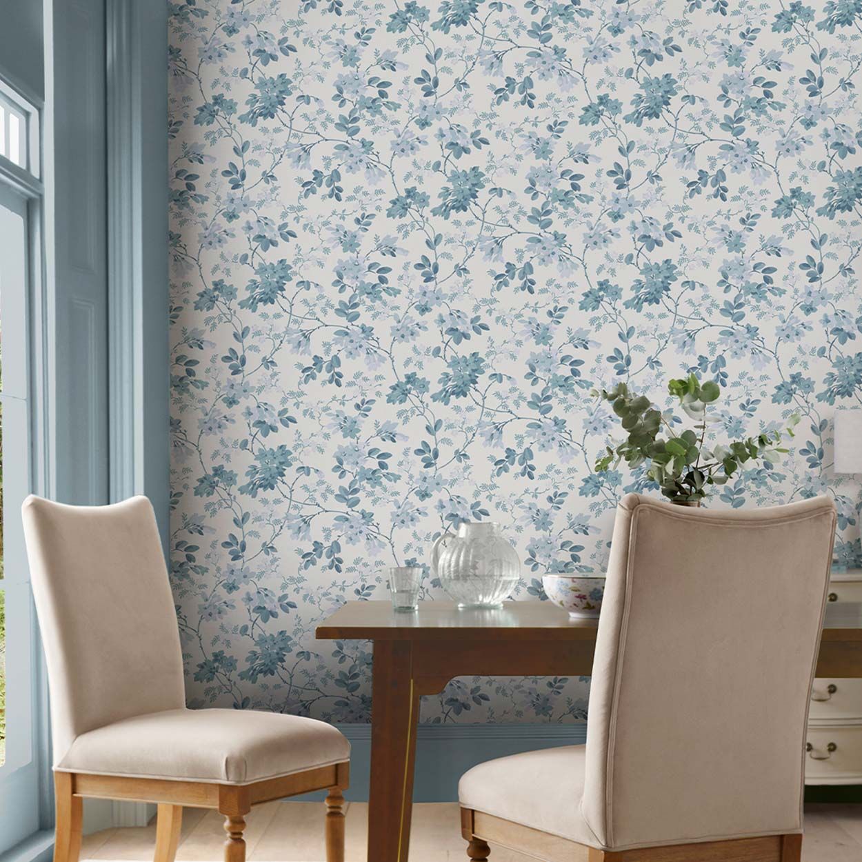 Laura Ashley Yewland Seaspray Wallpaper