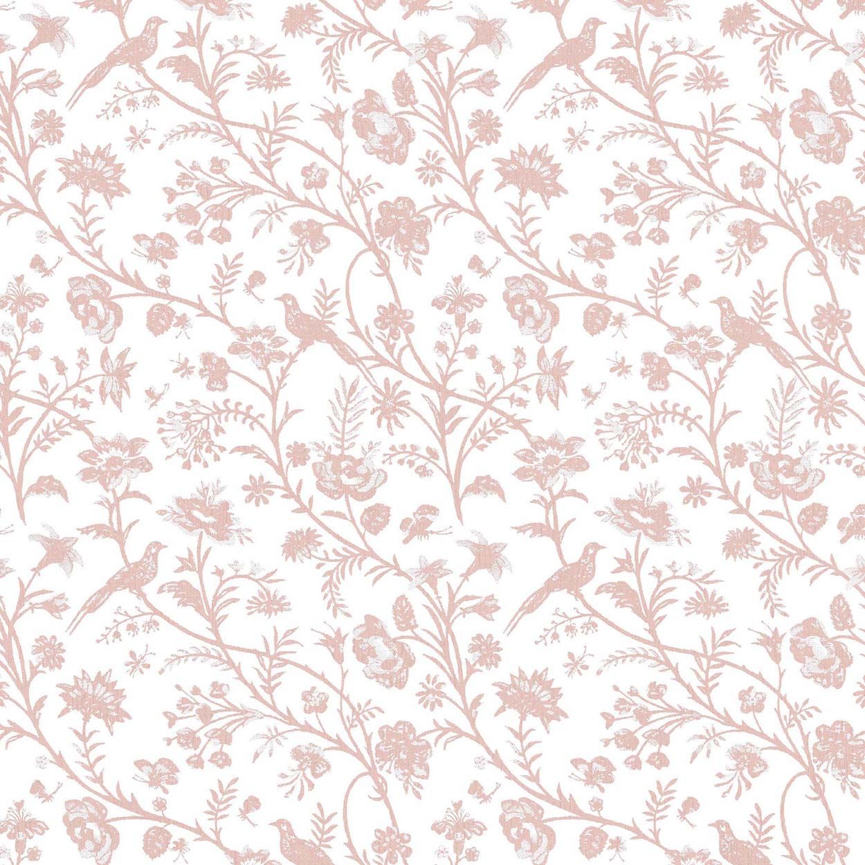 Laura Ashley Shepherd'S Purse Dark Blush Wallpaper