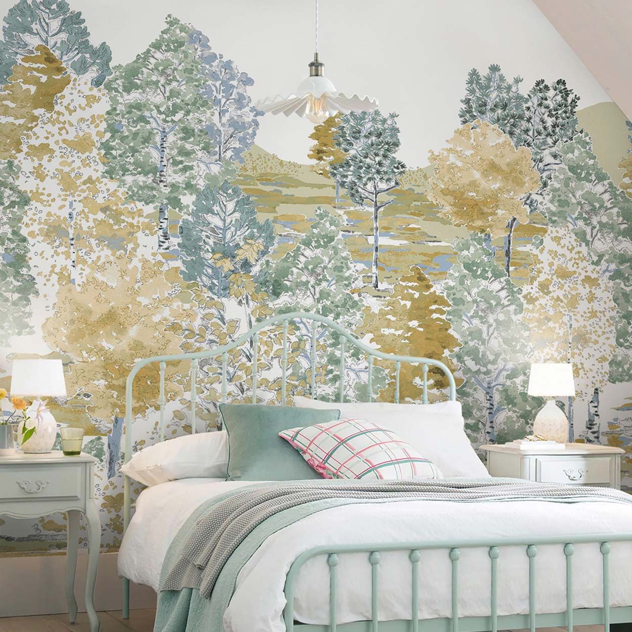 Laura Ashley Bernwood Ochre Yellow Mural