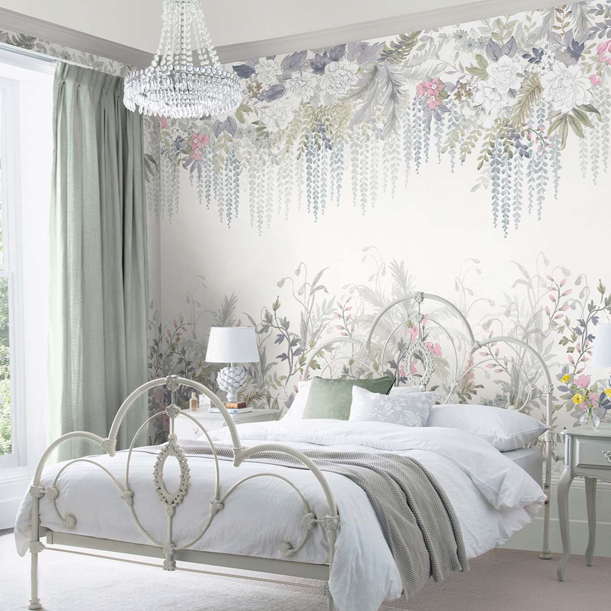 Laura Ashley Linlithgow Pale Lavender Mural